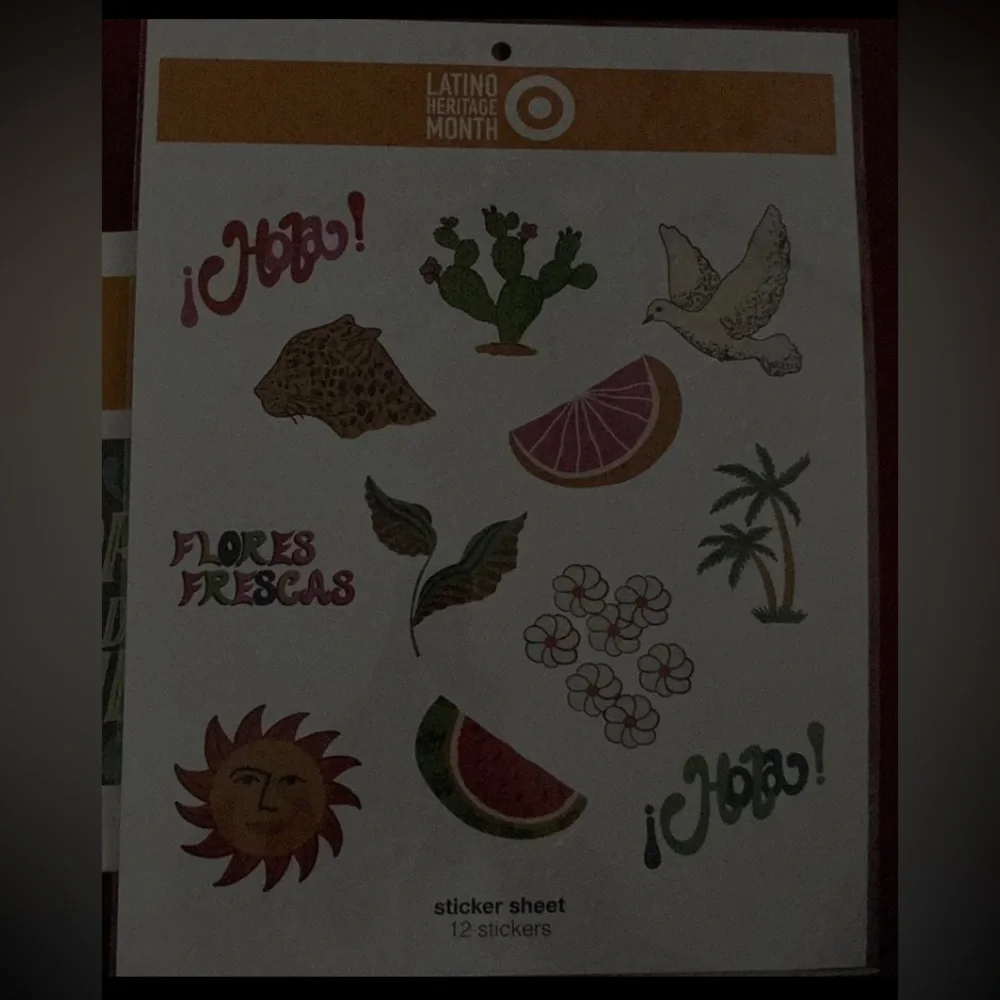 Latina Fuerte Heritage Stickers Sheet